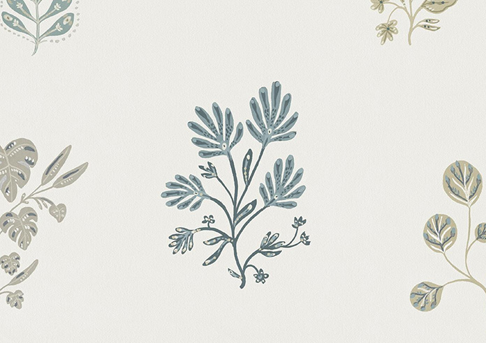 Botanical Velvet, Spring - Roman Blind - Image 7
